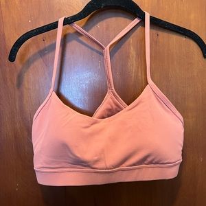 Rust lulu neon workout bra size 10